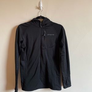 Patagonia half zip thermal trail running jacket